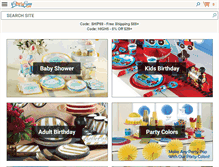 Tablet Screenshot of ezpartyzone.com